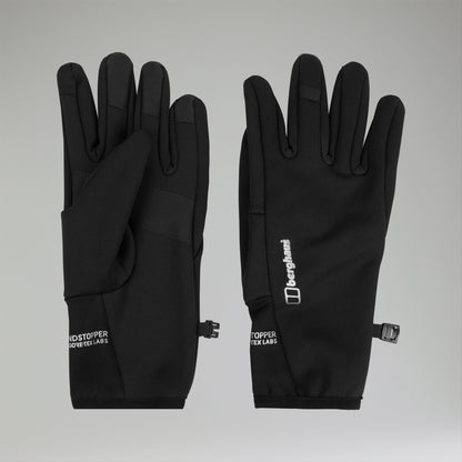Unisex Hillmaster Windstopper Handschuh – Schwarz